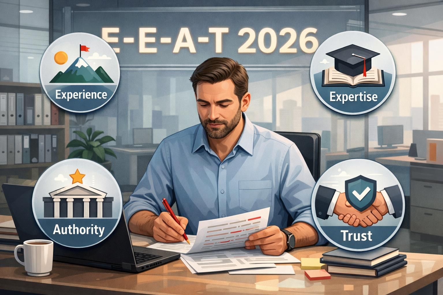 erfahren sie, wie google im jahr 2026 expertise und glaubwürdigkeit bewertet, welche kriterien dabei eine rolle spielen und wie sie ihre webseite optimal darauf ausrichten können.