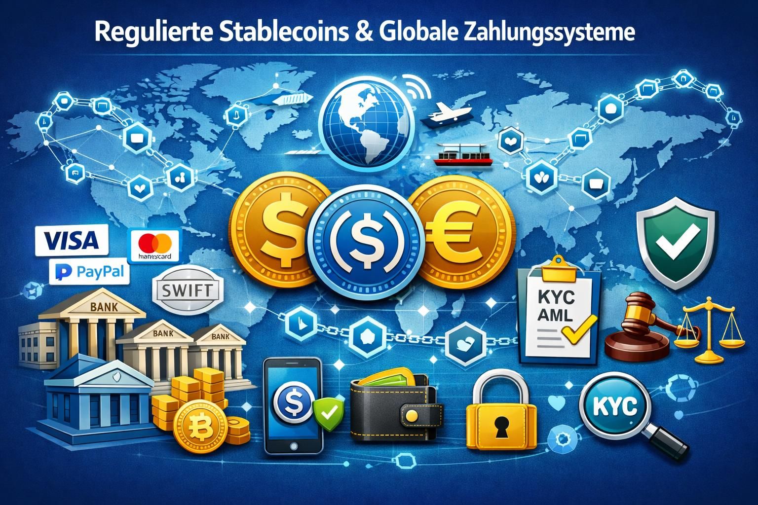 erfahren sie, wie sich regulierte stablecoins als globales zahlungsmittel entwickeln und welche auswirkungen sie auf den internationalen zahlungsverkehr haben.