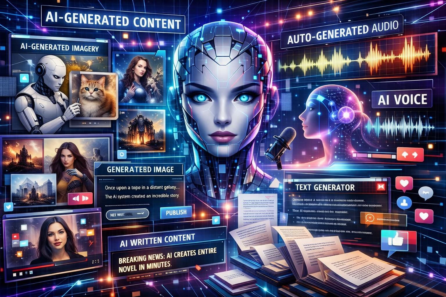 entdecken sie, wie die zunahme von ki-generierten inhalten das web revolutioniert, die online-kommunikation verändert und neue chancen sowie herausforderungen schafft.